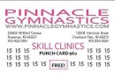 Skill Clinics Punch Card